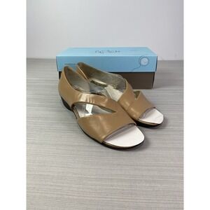 LifeStride Women's Magda Taupe Wedge Sandals Size 9 1/2 M ~ Soft‎ System